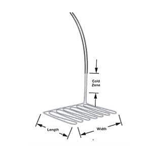 LOW PROFILE FLEX RISER PTFE HEATER