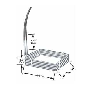 CUSTOM FLEX RISER PTFE HEATER